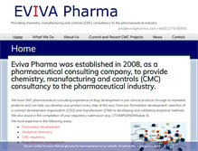 Tablet Screenshot of evivapharma.com